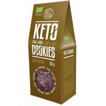 Galletas Keto Sabor Cacao Sin Azúcar ni Gluten