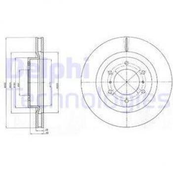 Disco de freno DELPHI BG4228
