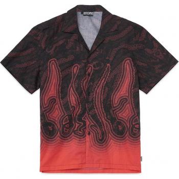 Abyss Octopus Black Short Sleeve Shirt for Men - Sizes: XS, L, XL