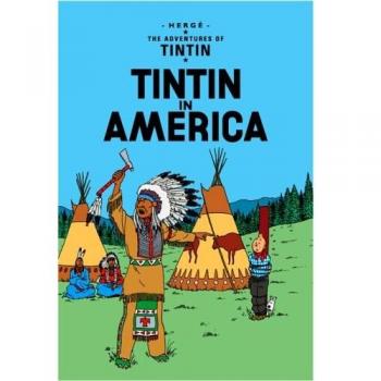 Libro Tintín en América - Edición Dura de Aventura Clásica Ilustrada