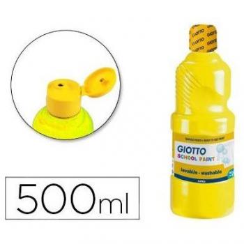 Pintura Escolar Amarilla de Alta Calidad 500 ml