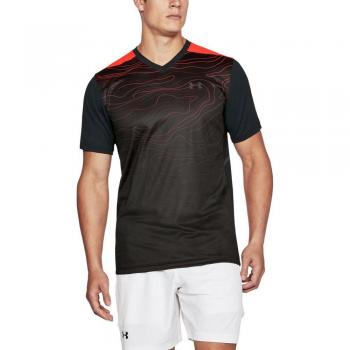 Under Armour Forge V Neck Novelty – Black//Neon Coral, hombre, extra-large