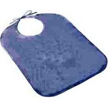 Babero para adultos de rizo con bolsillo reutilizable 65 x 45 cm talla única Mobiclinic