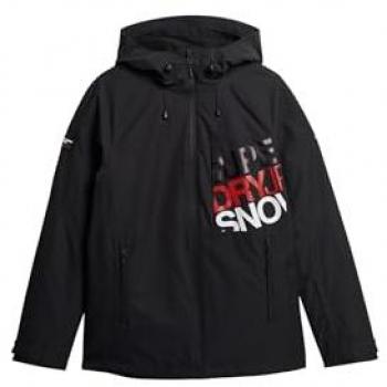 Chaqueta Superdry Ski Freestyle Core Jacket negra para hombre, talla S