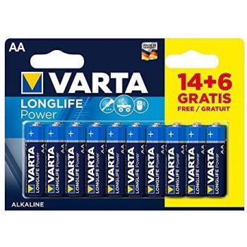 Pilas Varta Longlife Power (20 Piezas)