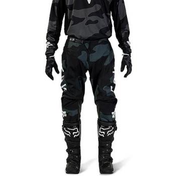Pantalones de motocross FOX 180 BNKR Negro Camuflaje 2023