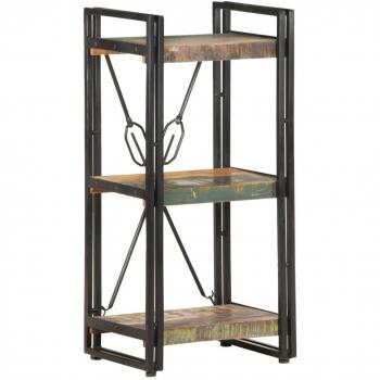 vidaXL Solid Reclaimed Wood 3-Tier Bookcase (15.7x11.8x31.5 & 40x30x80 cm)