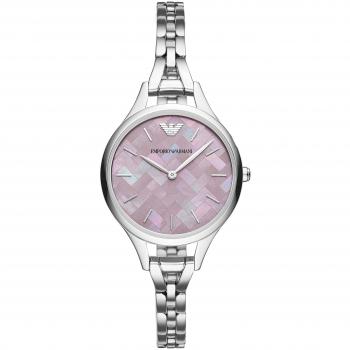 Reloj de Pulsera Emporio Armani MOD. AR11122 Resistente Al Agua 5 ATM - Caja 32 Mm - Correa Acero Inoxidable - Movimiento Cuarzo - Vidrio Mineral