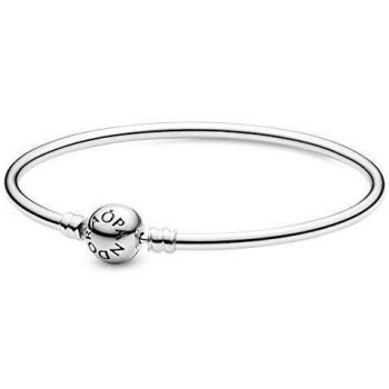 Pandora 590713 19mm Women's Silver Charm Bracelet