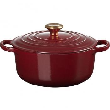 Le Creuset Signature Garnet Cast Iron 26cm Round Casserole