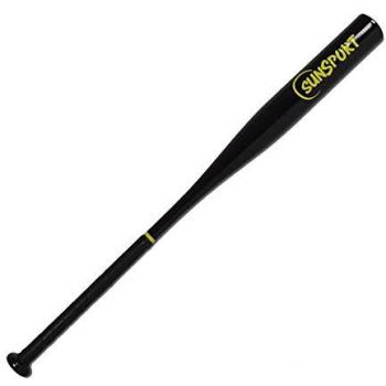De bate de béisbol de aluminio Sunsport - negro, 81 cm
