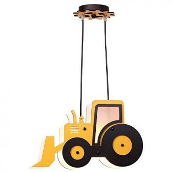 Lámpara Infantil de Techo Colgante Amarillo y Negro - Diseño Construcción