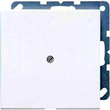 JUNG LS990AWW Placa Central con Salida de Cable, Duroplástico Brillante, Blanco Alpino