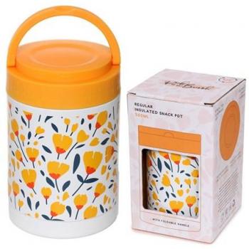 Tupper térmico acero inoxidable 500ml con diseño divertido, original y colorido