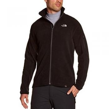 The North Face M Glacier Delta FZ - EU - Forro polar para hombre, color negro, talla XL