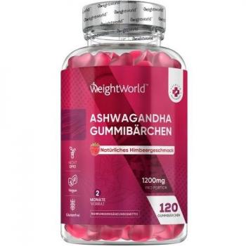 Gominolas de Ashwagandha - Suplemento Ayurveda de 600 mg para el Sistema Inmunitario