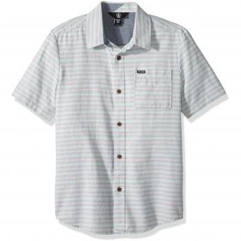 Volcom Eastport Chambray Ss Wrecked Indigo L