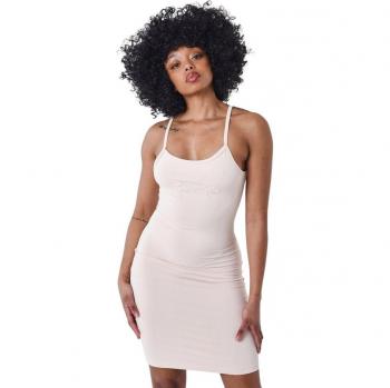 Project X Paris Women's Fitted Lycra Dress in Ivory, Size L