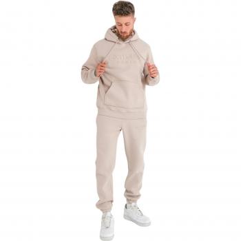 Sixth June Thermo Embossed Beige Hoodie for Men