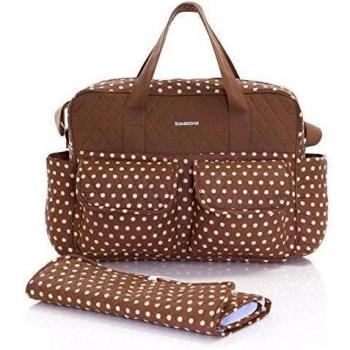 Slimbridge Melrose bebé bolso con cambiador, Marrón