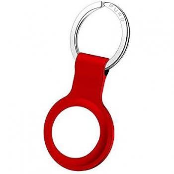Puro Llavero Apple Airtag Silicona Rojo