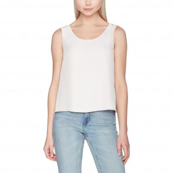 ONLY Onlpixie S/l Top Wvn, Camiseta sin Mangas para Mujer, Blanco
