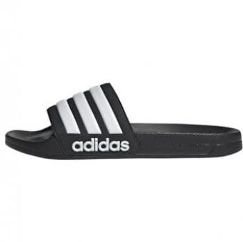 Sandalias Adidas Adilette Shower - Chanclas Unisex Adulto, Negro y Blanco