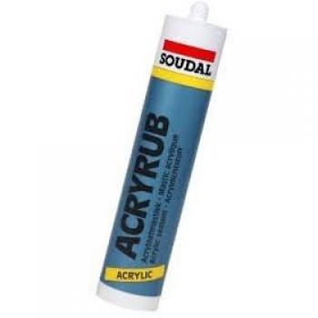 Ferretería sobrinos Sellador Acrilico ACRYRUB color Blanco 310 ml
