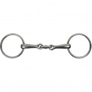Ultrasport - Bocado para caballos de hípica, tamaño 12,5 UK, color plateado