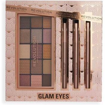 Make Up Revolution Glam Eyes Set - Kit de Maquillaje con 4 Productos