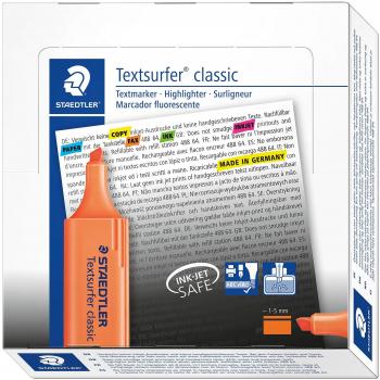 Rotulador Staedtler Textsurfer Classic 364 Fluorescente Naranja