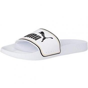 PUMA Leadcat FTR, Zapatos de Playa y Piscina Unisex Adulto, Blanco White Team Gold Black, 38 EU