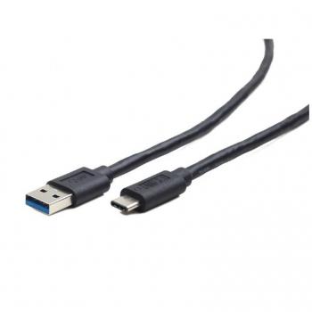 Cable USB 3.2 Gen 1 Tipo A a Tipo C Macho a Macho Negro 0.5m Cablexpert CCP-USB3-AMCM-0.5M
