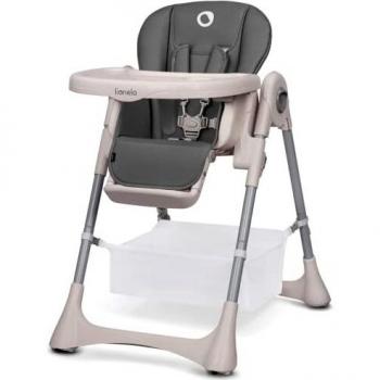 LIONELO Zanna silla de comer para niños, trona, trona plegabletronas de bebe, ajuste de bandeja y de