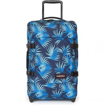 Maleta de cabina Eastpak Tranverz S blanda 42L azul marino y blanco