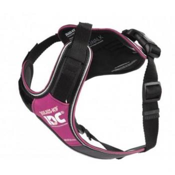 Arnés Julius-K9 IDC Longwalk Rosa-Gris XS, Arnés cómodo y ligero para caminar