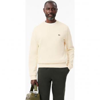 Sudadera Lacoste de hombre rosa, felpa cepillada, estilo Jogger