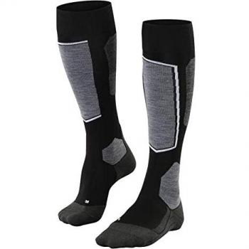 FALKE ESS SK6 Men Calcetines de esquí, Hombre, Black-Mix, 44-45