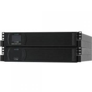 Armario para baterías ONLINE USV-Systeme X3000RBP - SAI, Montaje en rack o bastidor, capacidad de 3000 VA, tecnología online, protección contra sobrecarga y cortocircuito, diseño modular