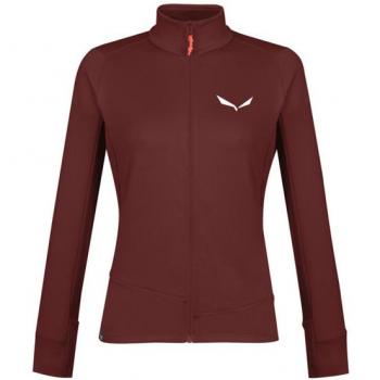 Chaqueta Forro Polar Salewa Puez Polarlite Rojo Oscuro Mujer - Talla L