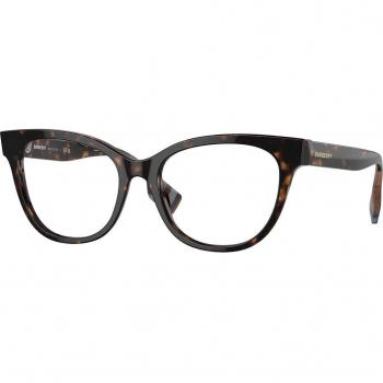 Burberry Evelyn BE2375 3002 53-17 Dark Havana Cat Eye Eyeglasses