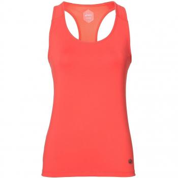 Asics Fitted Camiseta de Tirantes, Mujer, Coralicious, Large