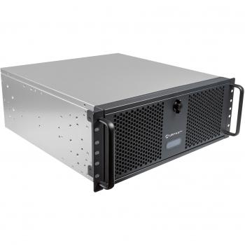 Unykach UK4339V Caja Rack 4U 19 - Soporta discos de 3.5 y 2.5, incluye filtro antipolvo, puertos USB-A 3.0 y USB-C, cuenta