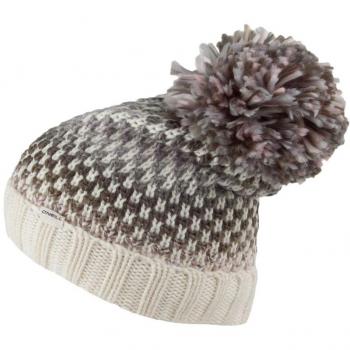 O'Neill Gorro con pompón Crescent Gris-Blanco - Talla única