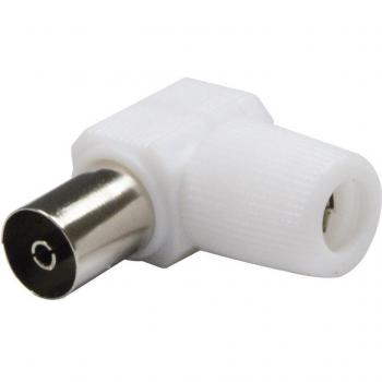 Conector TV acodado H de Metronic