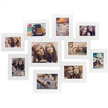Marco de Fotos Air 75 x 99 x 1,5 cm MDF Blanco - Pack de 10 Piezas
