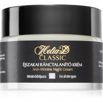 Crema de Noche Hidratante Antiarrugas Helia-D Classic con Coenzima Q10 para Todo Tipo de Piel 50ml - Pack de 4