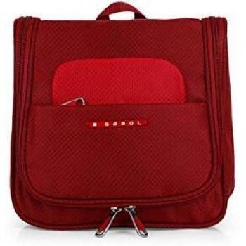 Gabol - Cloud | Neceser de Viaje para Colgar con Asa de Transporte de Color Rojo