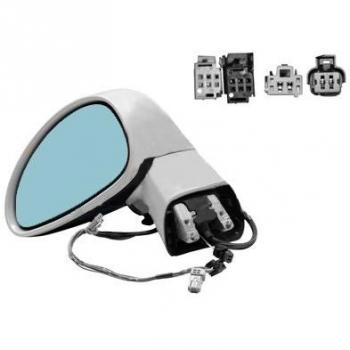 Espejo retrovisor VAN WEZEL 0970817 - Espejo lateral derecho, tipo manual, con ajuste eléctrico, para vehículos de diversas marcas y modelos