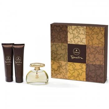 TOUS TOUCH EAU DE TOILETTE 100ML SET CON LECHE CORPORAL Y GEL DE BAÑO